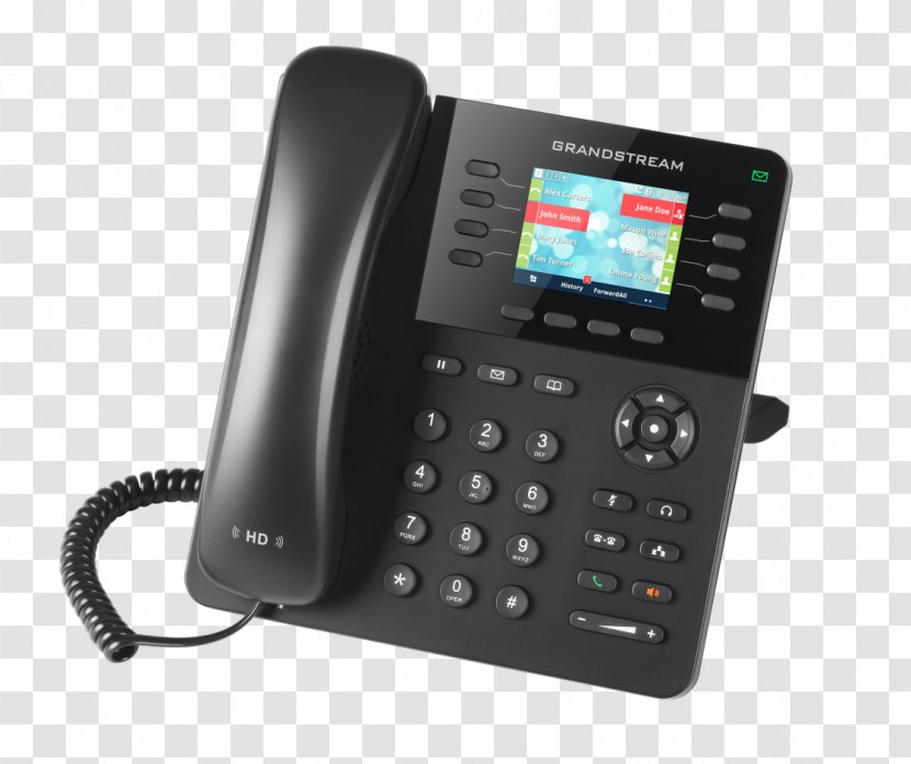 VoIP Phone Grandstream Networks Telephone Call Session Initiation Protocol - Answering Machine Transparent PNG