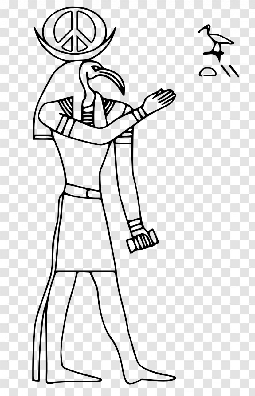 Egyptian Pyramids Ancient Deities Thoth - Arm - Gods Transparent PNG