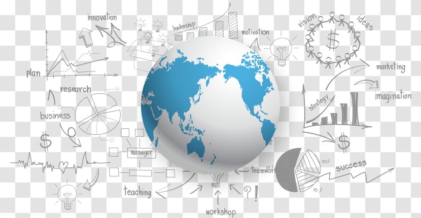Business Marketing - World Map - Global Transparent PNG