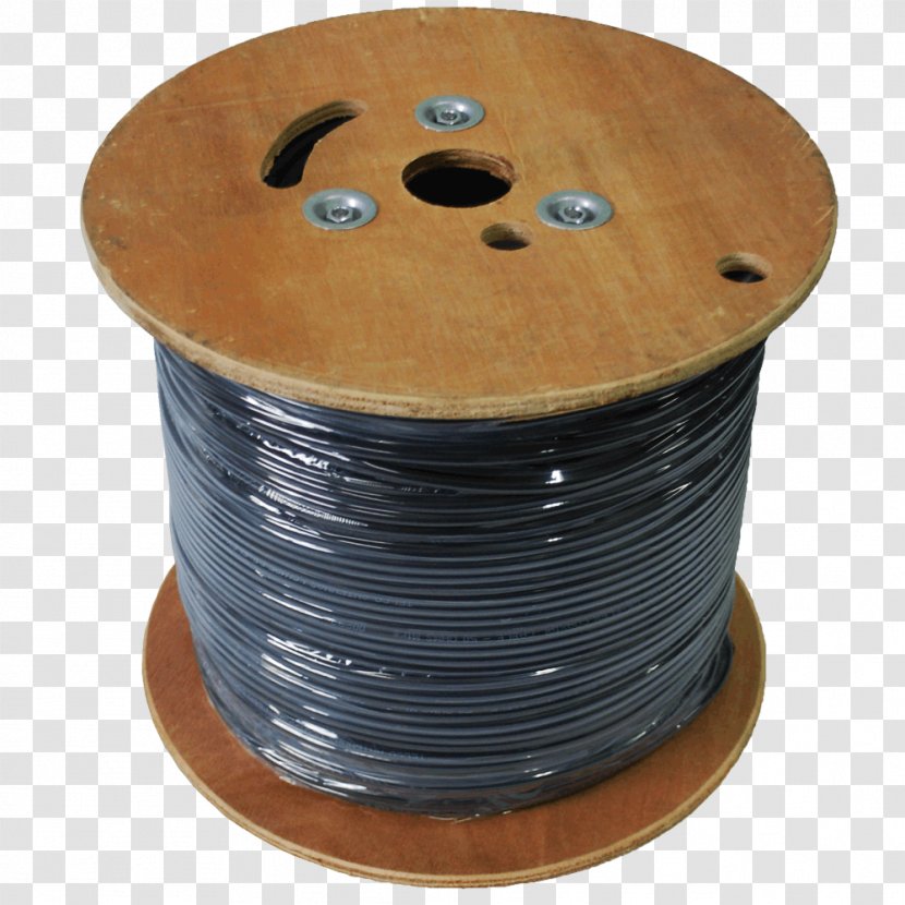 Cable Reel Electrical Coaxial Copper Conductor Transparent PNG