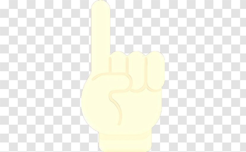 Finger Hand Yellow Gesture Beige - Thumb - Glove Transparent PNG