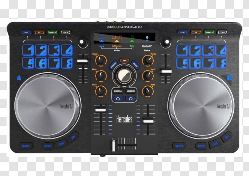 DJ Controller Disc Jockey Virtual Audio Mixers Mix - Technology - Dj Set Transparent PNG