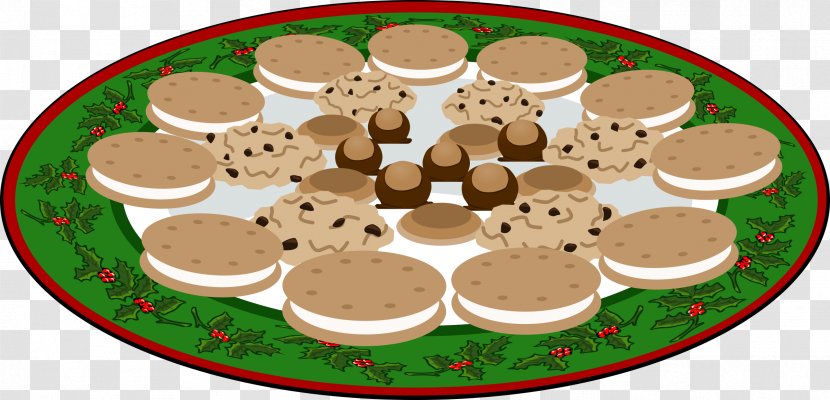 Chocolate Chip Cookie Black And White Christmas Clip Art - Dough Transparent PNG