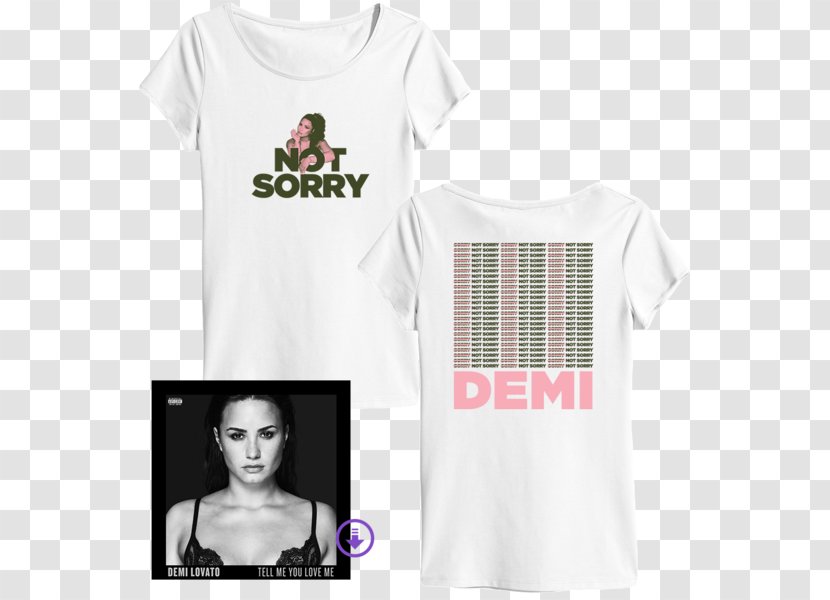Demi Lovato T-shirt Tell Me You Love World Tour Album - Frame - Digital Products Transparent PNG