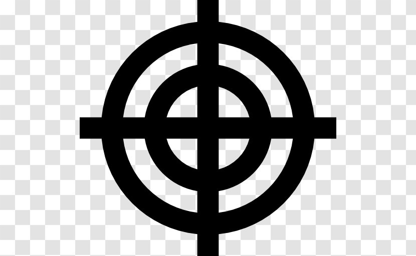 Shooting Target Reticle - Bullseye - Symbol Transparent PNG