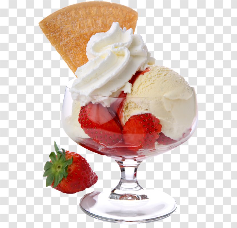 Ice Cream Food Clip Art - Dondurma - Strawberry Transparent PNG