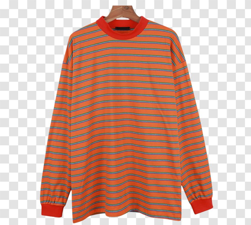 Long-sleeved T-shirt Tartan - T Shirt - Colored Stripes Transparent PNG