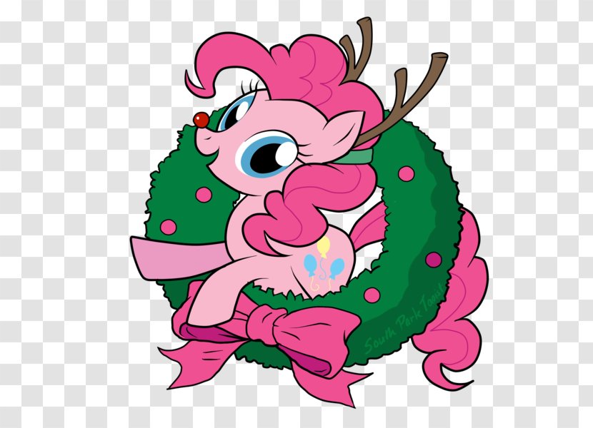 Pinkie Pie Twilight Sparkle Rarity Rainbow Dash Applejack - Heart - Christmas Transparent PNG