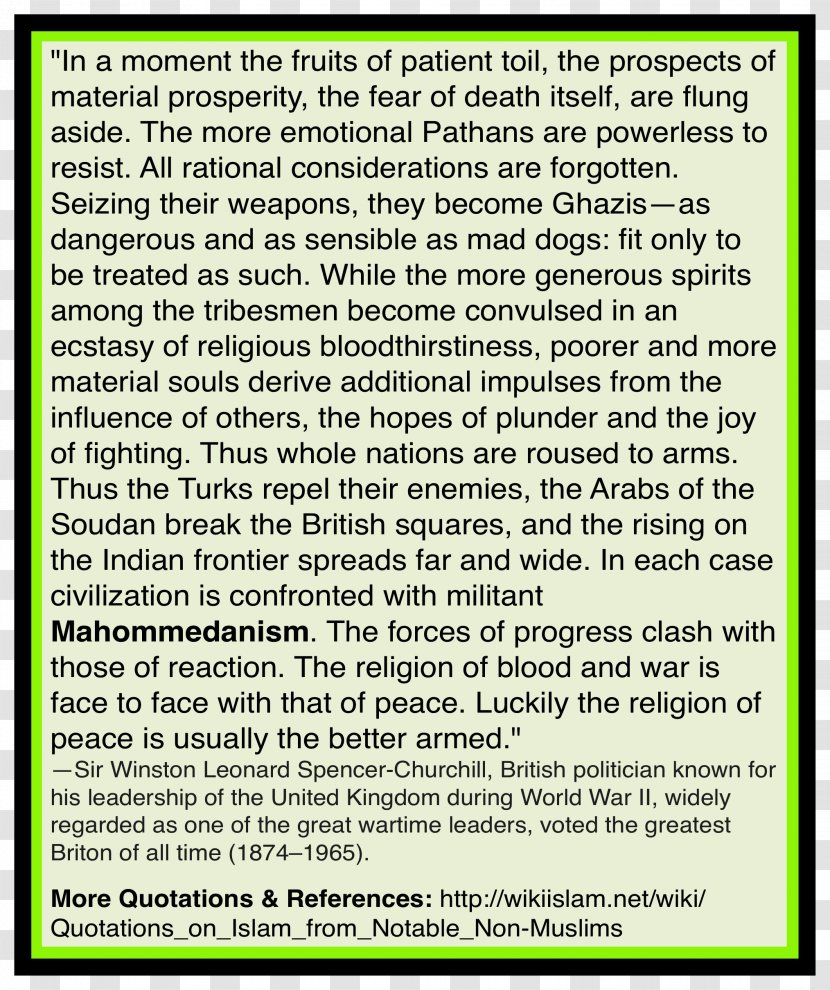 Islam Quotation Mark Qur'an Muslim - Watercolor - Winston-churchill Transparent PNG