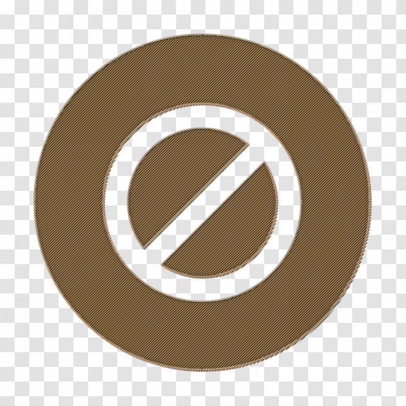 Interface Icon Cancel Signs - Number Beige Transparent PNG