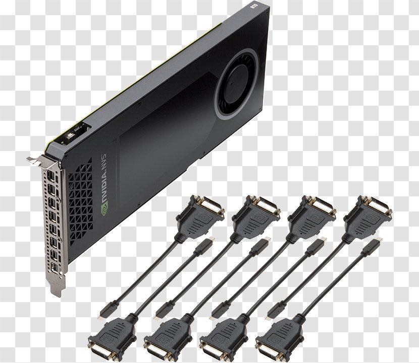 Graphics Cards & Video Adapters NVIDIA NVS 810 Nvidia Quadro PNY Technologies - Processing Unit Transparent PNG