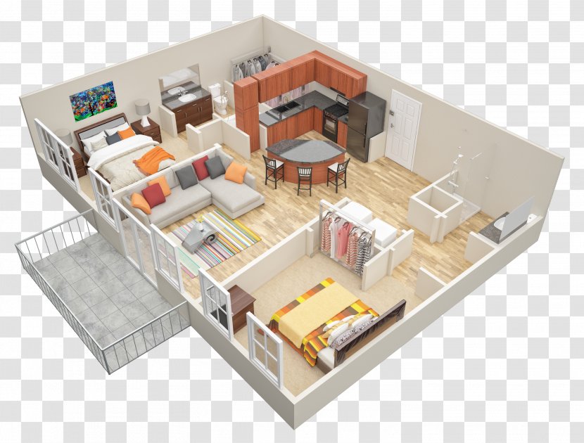 Loft House Plan Apartment Floor - Bathroom Interior Transparent PNG