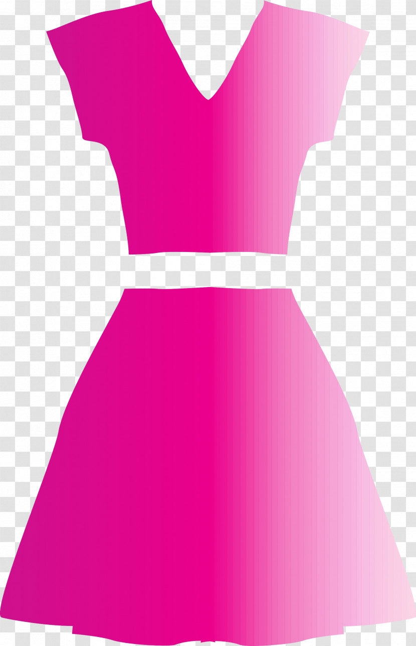 Dress Day Dress Clothing Pink Cocktail Dress Transparent PNG