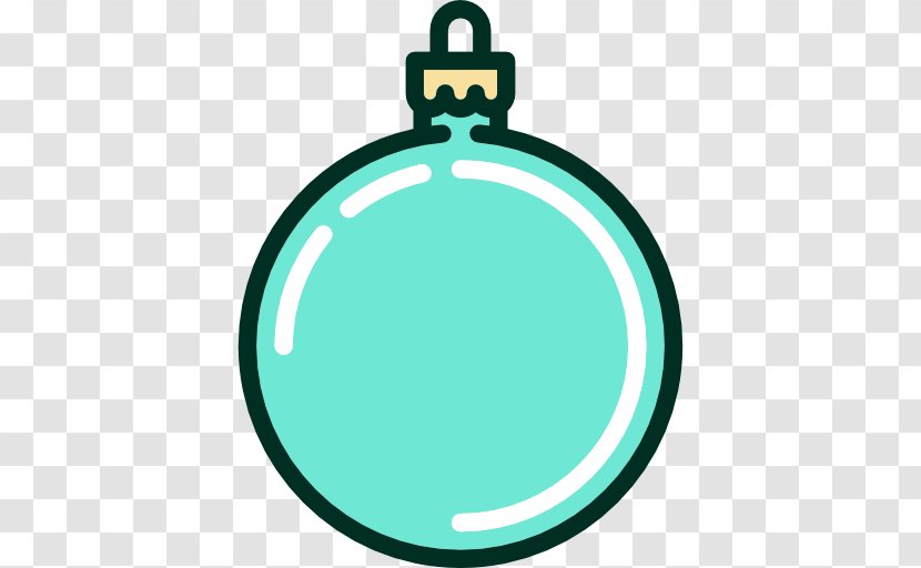 Teal Turquoise Christmas Ornament - Aqua - Bauble Transparent PNG