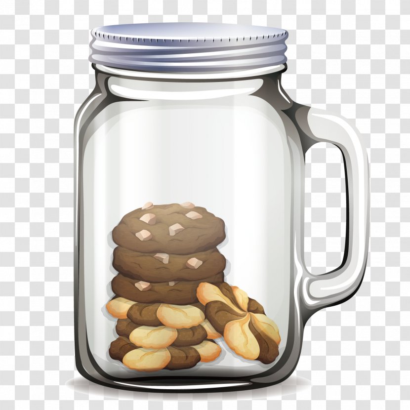 Stock Illustration Royalty-free Glass - Food - Vector Biscuit Tank Transparent PNG