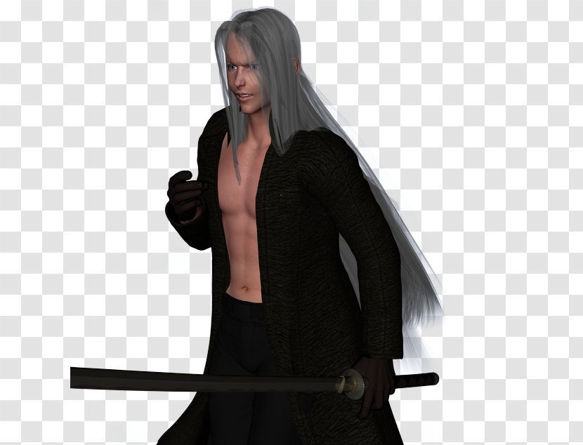 Sephiroth Crisis Core: Final Fantasy VII Character Drawing - Shoulder - Guinea Pig Transparent PNG