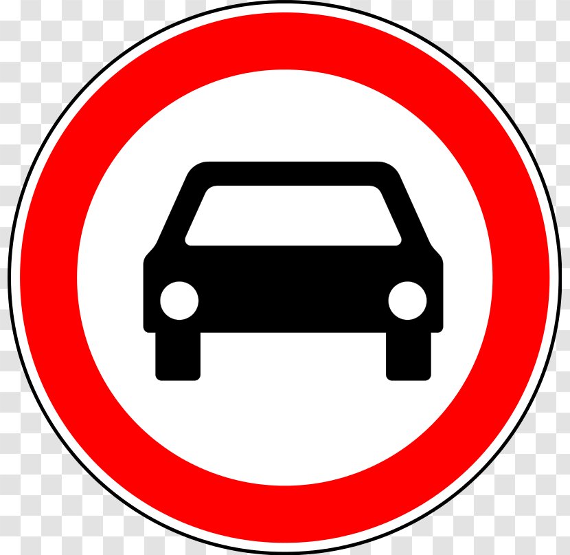 Traffic Sign Car Warning Overtaking - Signage Transparent PNG