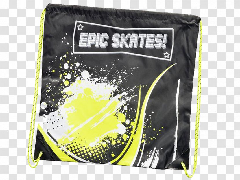 In-Line Skates Roller Ice Skating Speed - Yellow - Drawstring Bag Transparent PNG