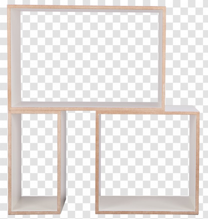 NORDIFRA Cubes Modular Shelving Units 3-Piece Set Rectangle Box Shelf - Cardboard - Laminated Wood Boards Transparent PNG