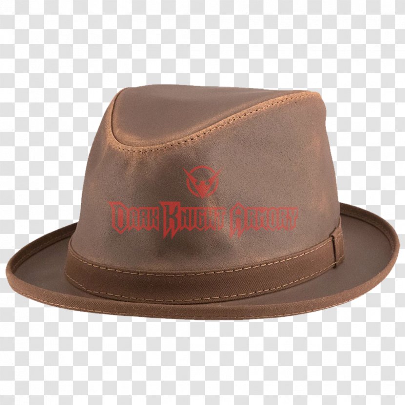 SoHo Fedora Hat Leather Clothing - Brown Transparent PNG