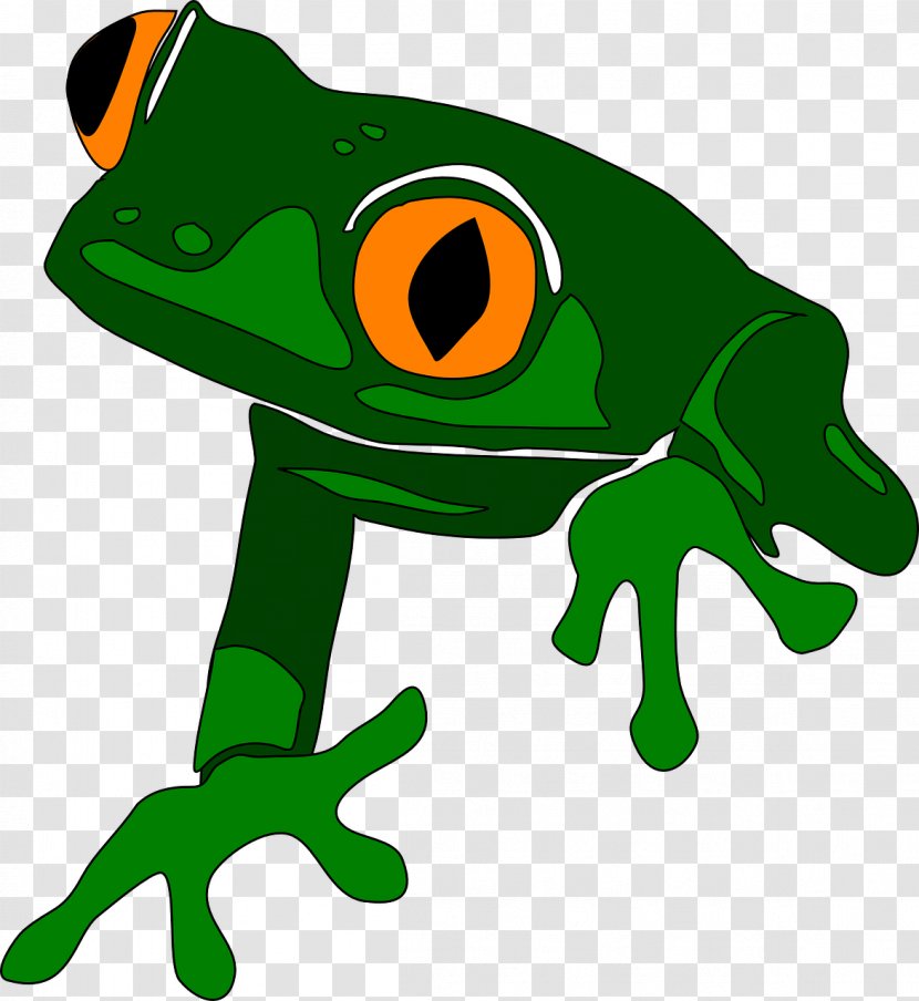 Red-eyed Tree Frog Japanese Clip Art - Free Cliparts Amphibians Transparent PNG