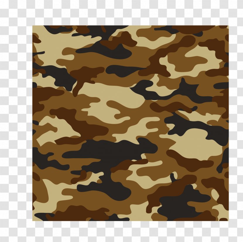 Military Camouflage Multi-scale Wallpaper - Vector Yellow Brown Patterns Transparent PNG