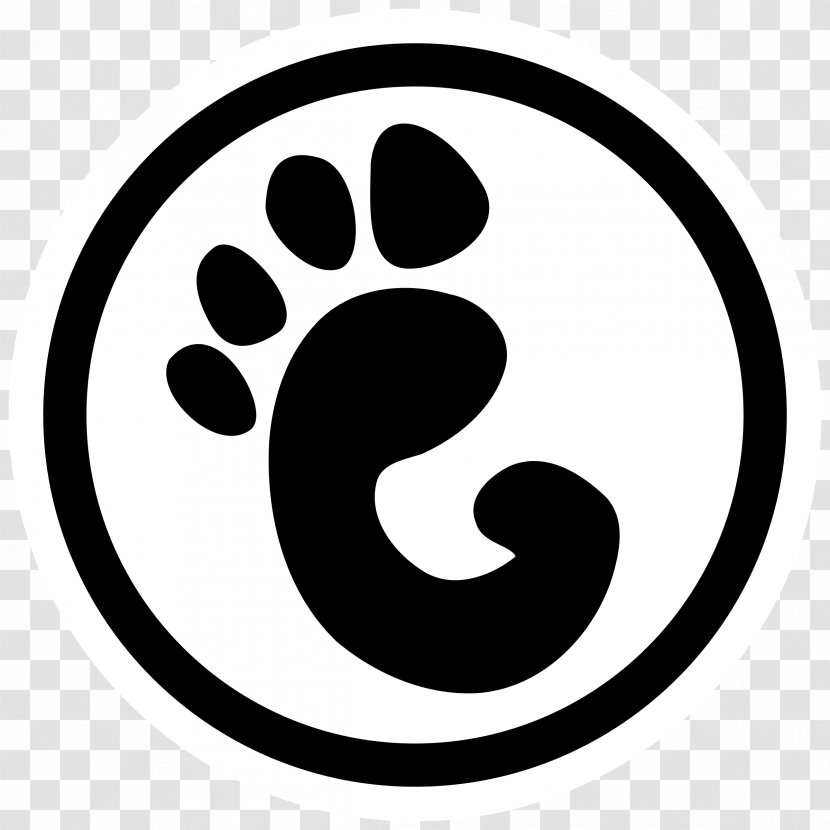 GNOME Logo Linux GNU - Symbol - Footprint Transparent PNG