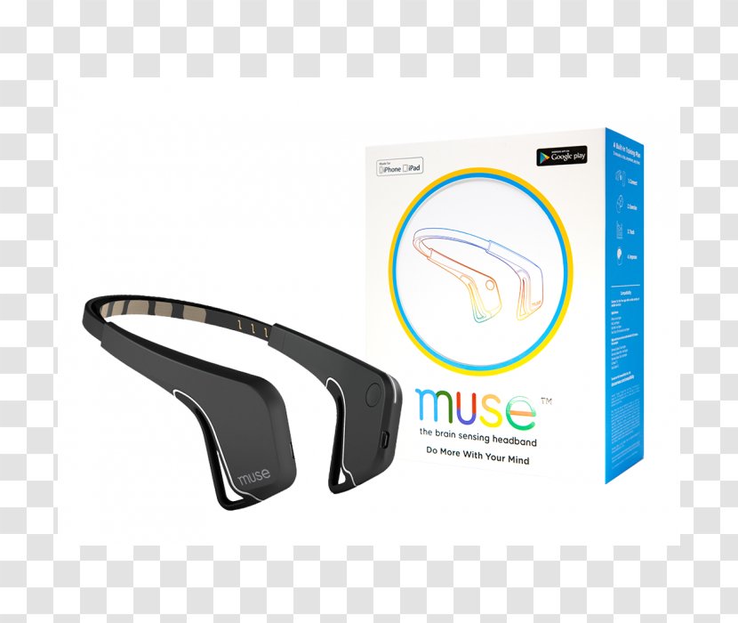 Muse Headband Meditation Cognitive Training Clothing Accessories - Neurofeedback Transparent PNG