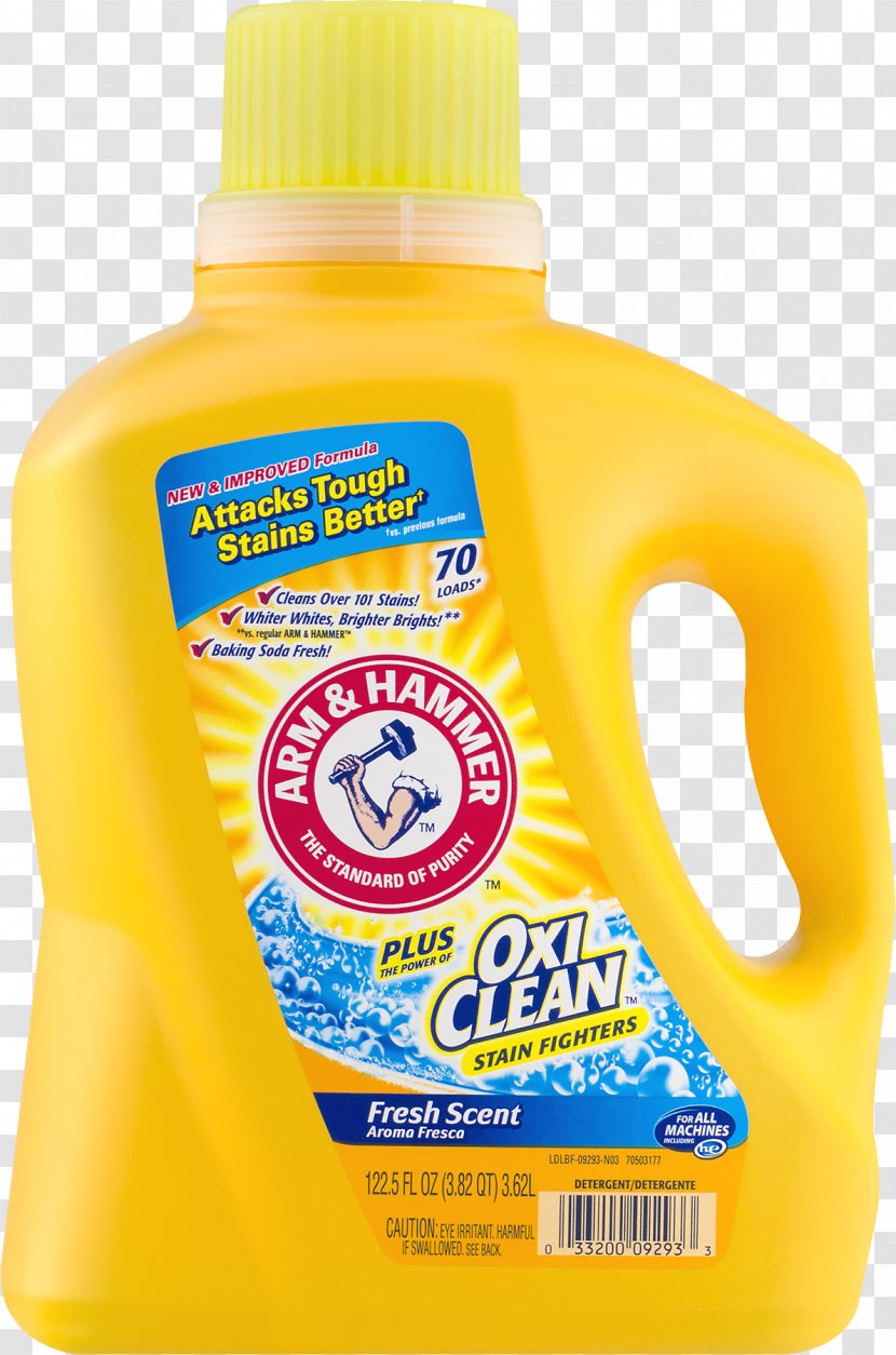 OxiClean Laundry Detergent Arm & Hammer Stain - Cleaning - Textile Transparent PNG