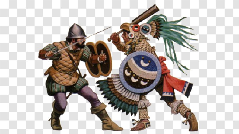 Spanish Conquest Of The Aztec Empire Eagle Warrior Warfare - Weapon Transparent PNG