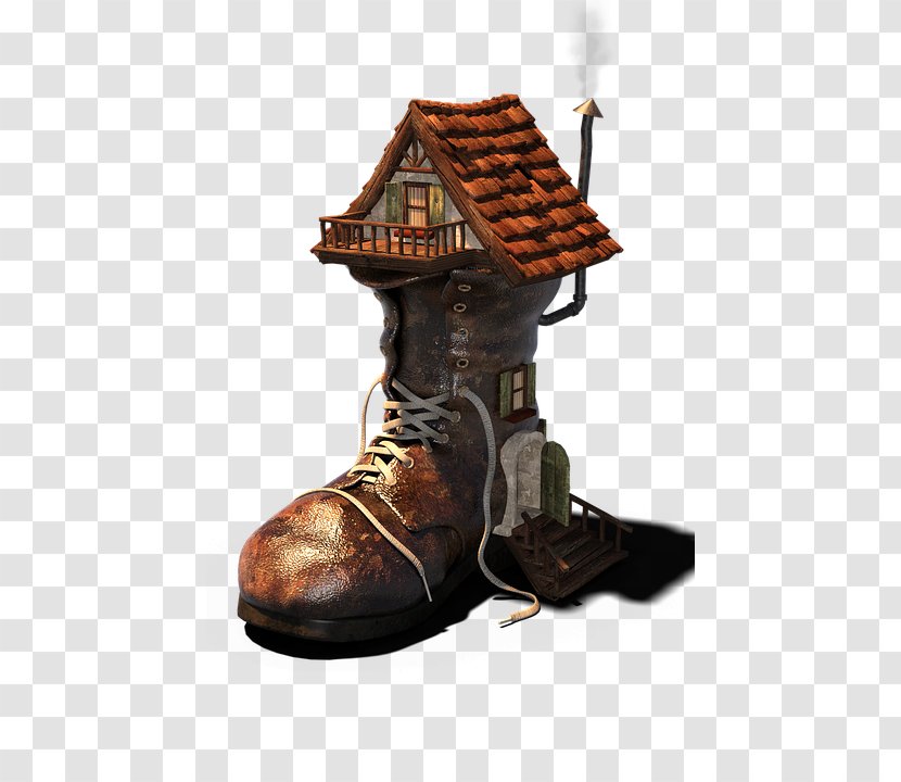 Boot Shoe Fantasy Stock.xchng House - Outdoor Transparent PNG