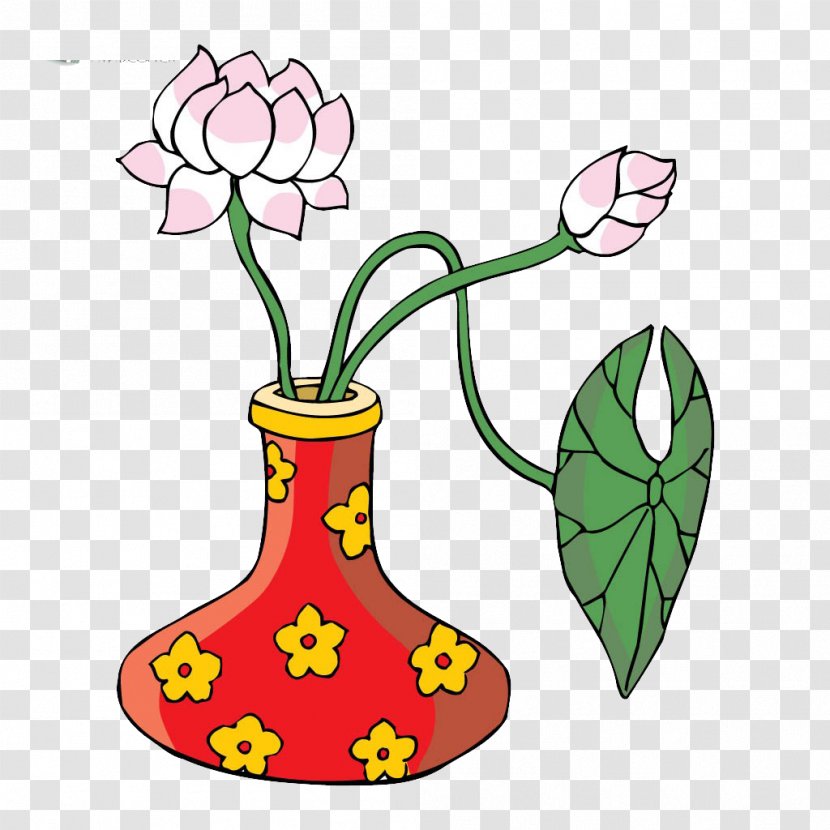 Floral Design Vase Flower - Plant - Lotus Transparent PNG