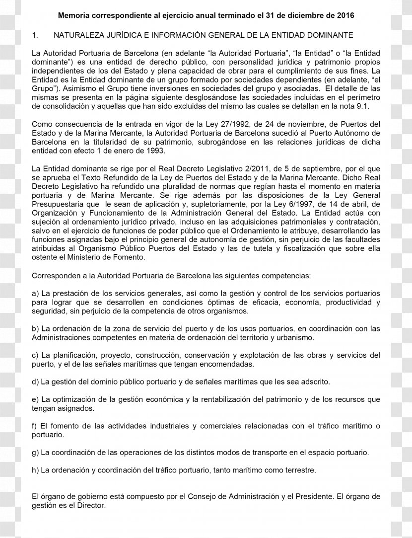 Government Gazette Document Annual Report Article - Contract - Cambra Dels Mals Endrexe7os Transparent PNG