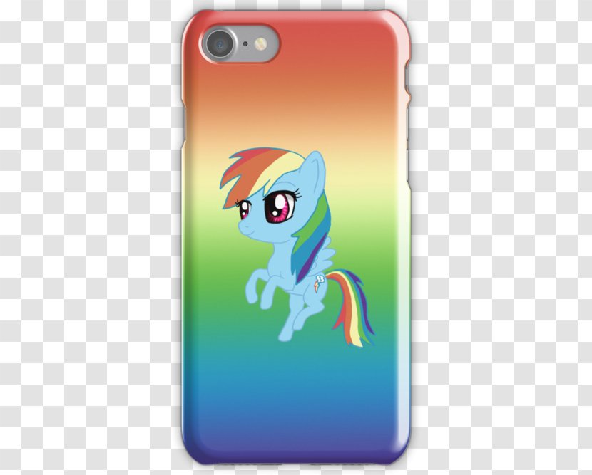 Apple IPhone 7 Plus 6 4S 8 Rainbow Dash - Little People Transparent PNG