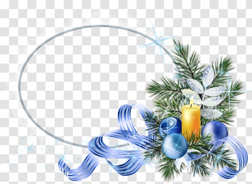 New Year Picture Frames Christmas Holiday Clip Art - Branch Transparent PNG