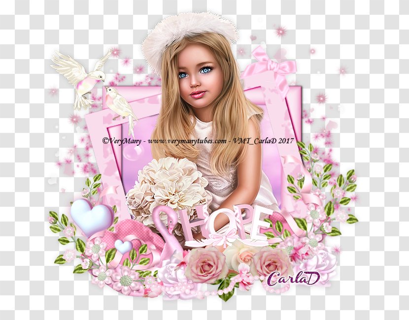 Rose Tube Model Doll Child - Flower Transparent PNG