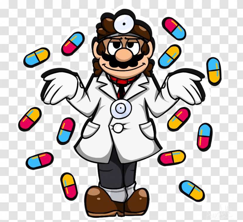 Dr. Mario & Luigi: Superstar Saga Super Bros. Odyssey - Smash Bros For Nintendo 3ds And Wii U - The Doctor Took A Cartoon Of His Teeth Transparent PNG