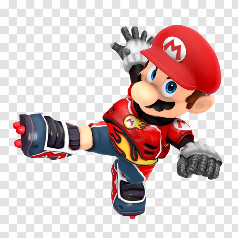 Super Mario Strikers Charged Luigi & Yoshi Transparent PNG