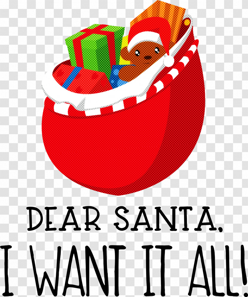 Dear Santa Christmas Transparent PNG