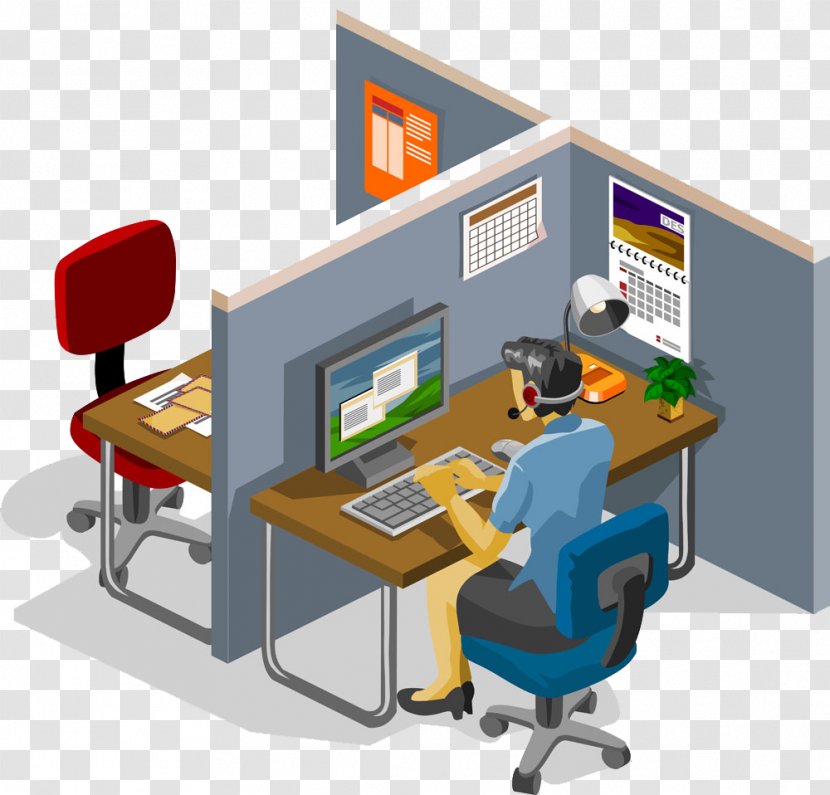 Office Businessperson - A Person To Work Overtime Transparent PNG
