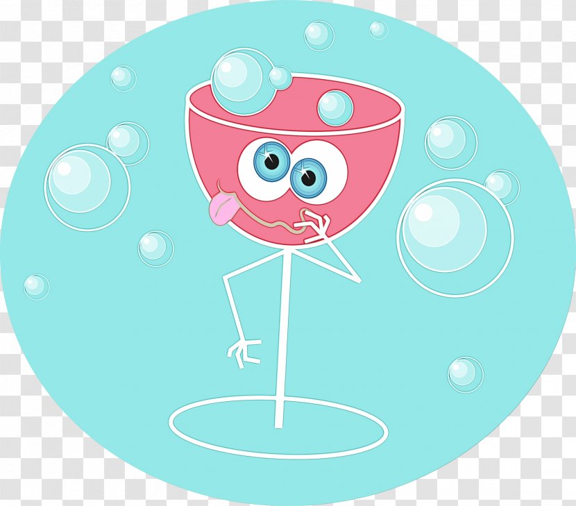 Owl Cartoon - Turquoise - Plate Tableware Transparent PNG