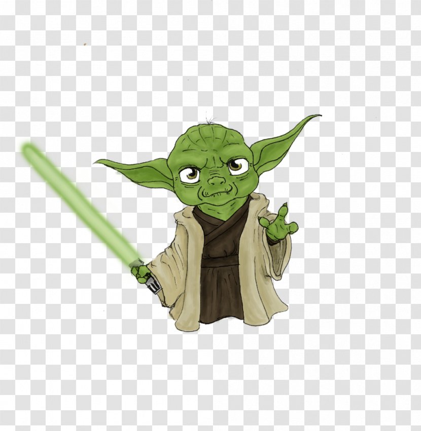 Yoda Anakin Skywalker Luke Drawing Star Wars - Heart Transparent PNG