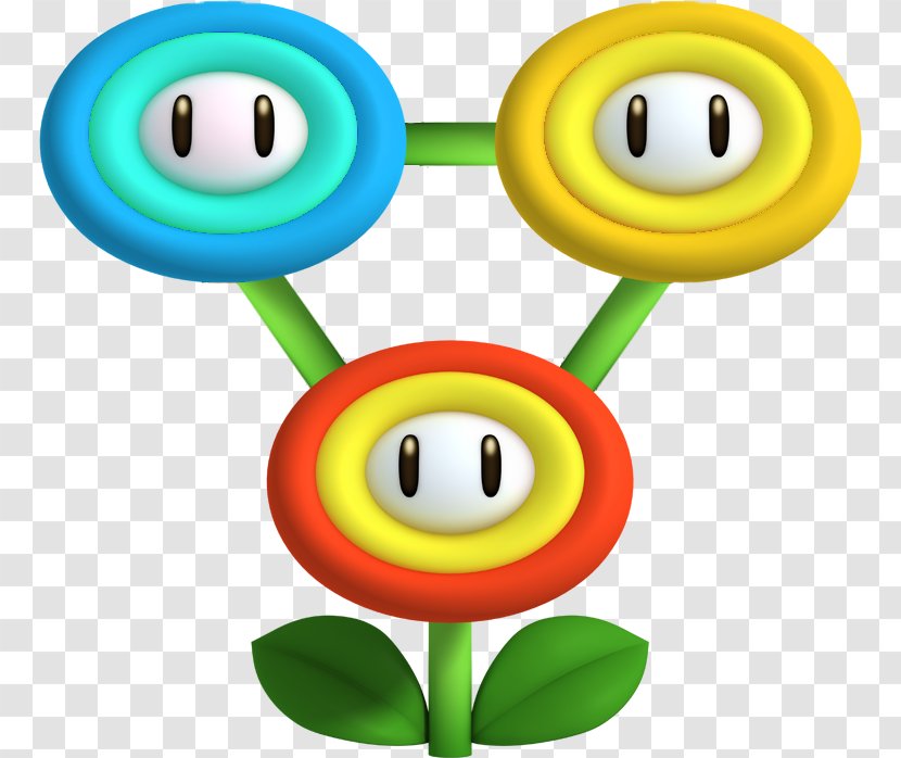 Super Mario World New Bros 2 3d Yellow Flower Shape Combination Transparent Png