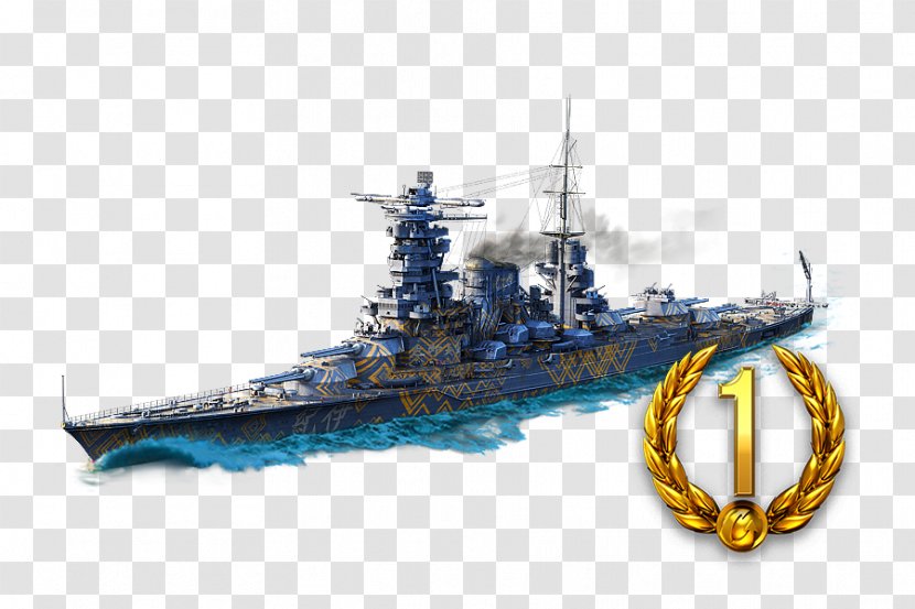 Heavy Cruiser World Of Warships Battlecruiser Dreadnought - Guided Missile Destroyer - Ship Transparent PNG