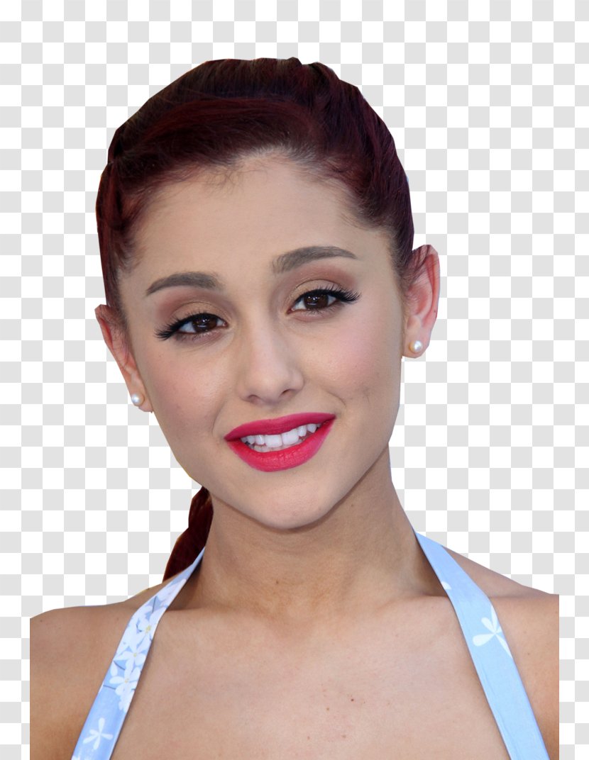 Ariana Grande Victorious Celebrity Cat Valentine Cosmetics - Silhouette Transparent PNG