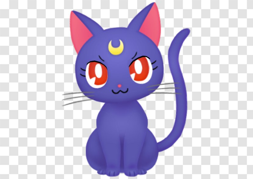 Whiskers Kitten Black Cat Domestic Short-haired Luna - Tree - Sailor Bear Transparent PNG