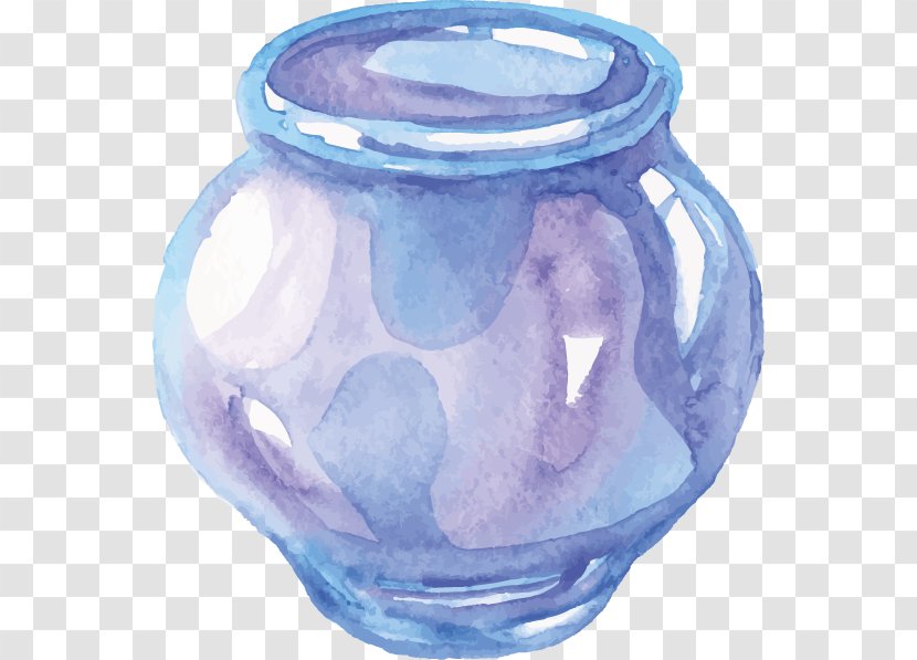 Watercolor Painting Drawing Jar - Art Transparent PNG