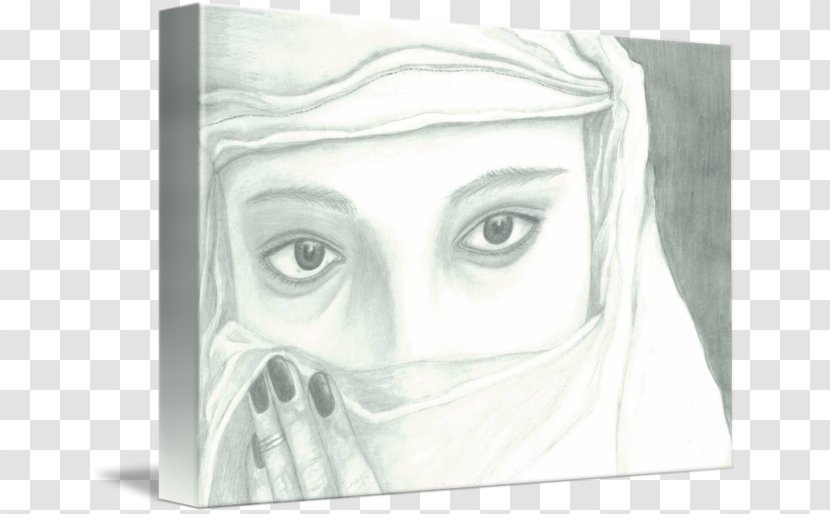 Portrait Drawing Nose Sketch - Middle East Transparent PNG