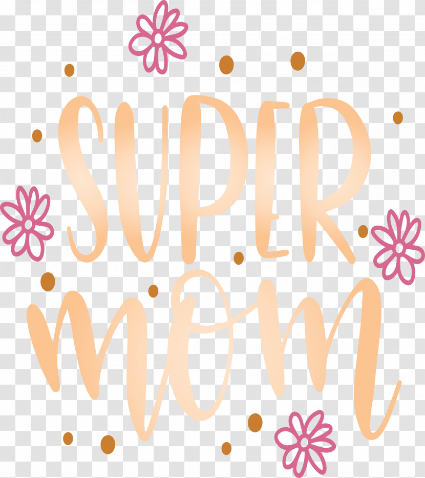 Mothers Day Super Mom Transparent PNG