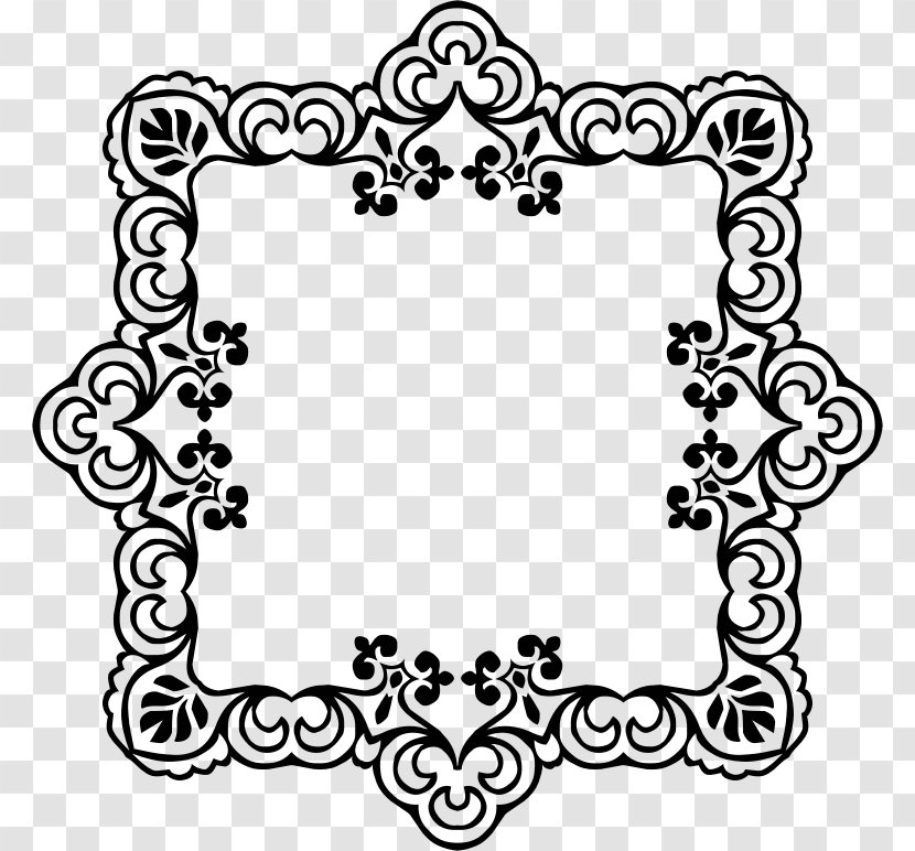 Picture Frames Clip Art - Ornament - Flora Transparent PNG